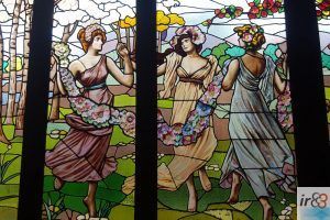 vitrall Les Tres Gràcies de Rubens