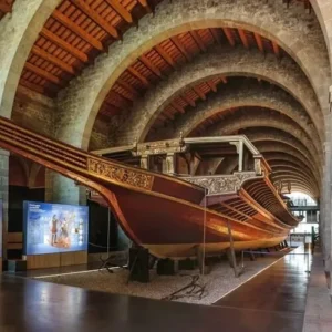 vaixell al Museo Marítim de Barcelona