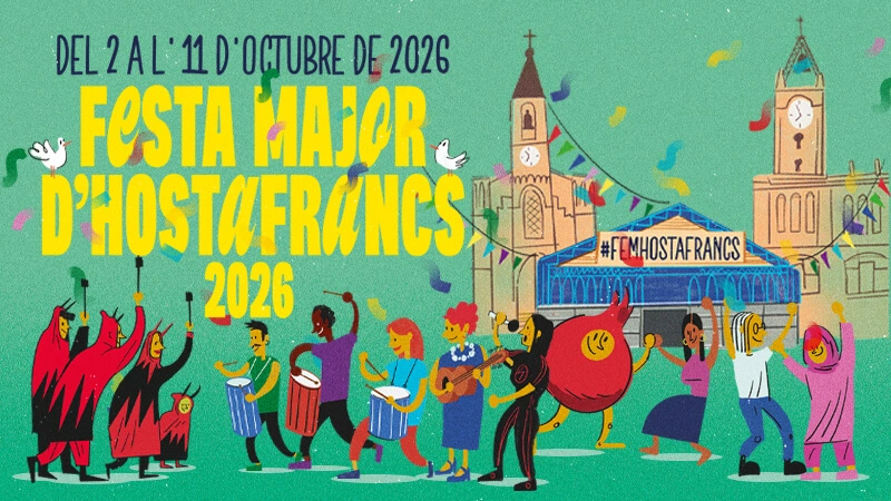 cartell Festa Major d'Hostafrancs 2026