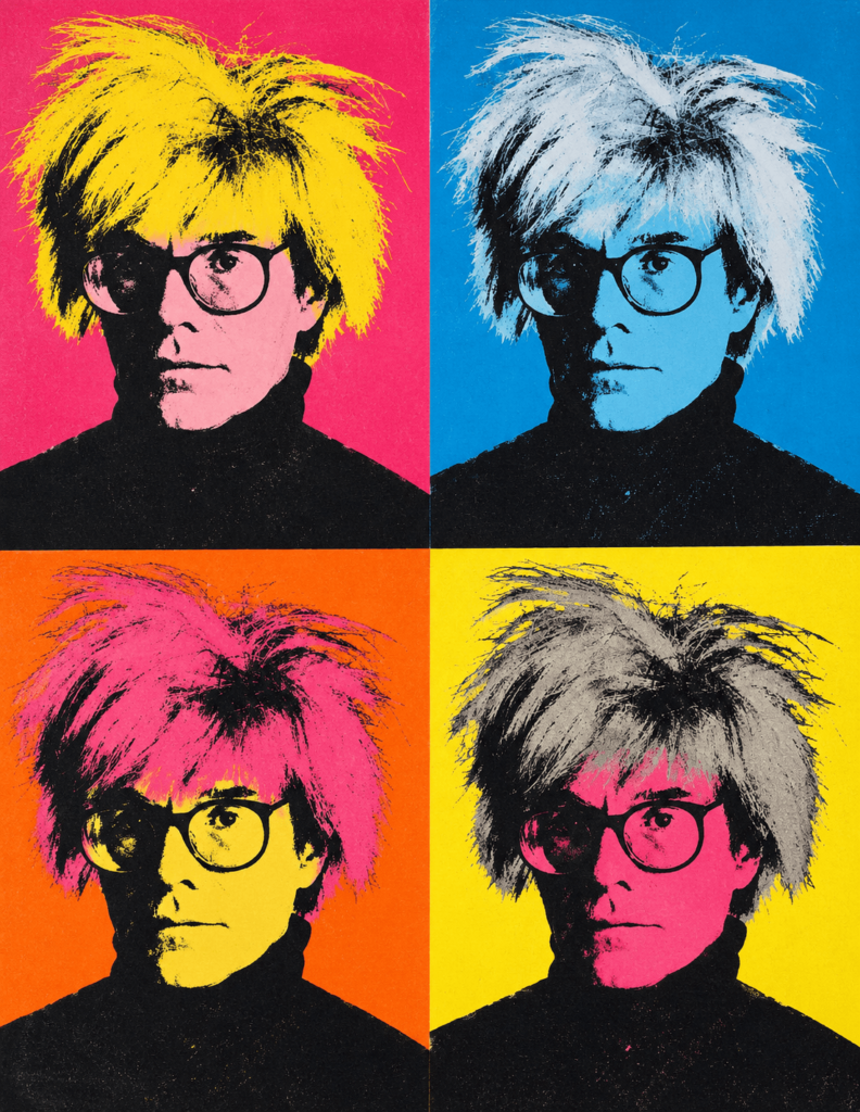retrat d'Andy Warhol